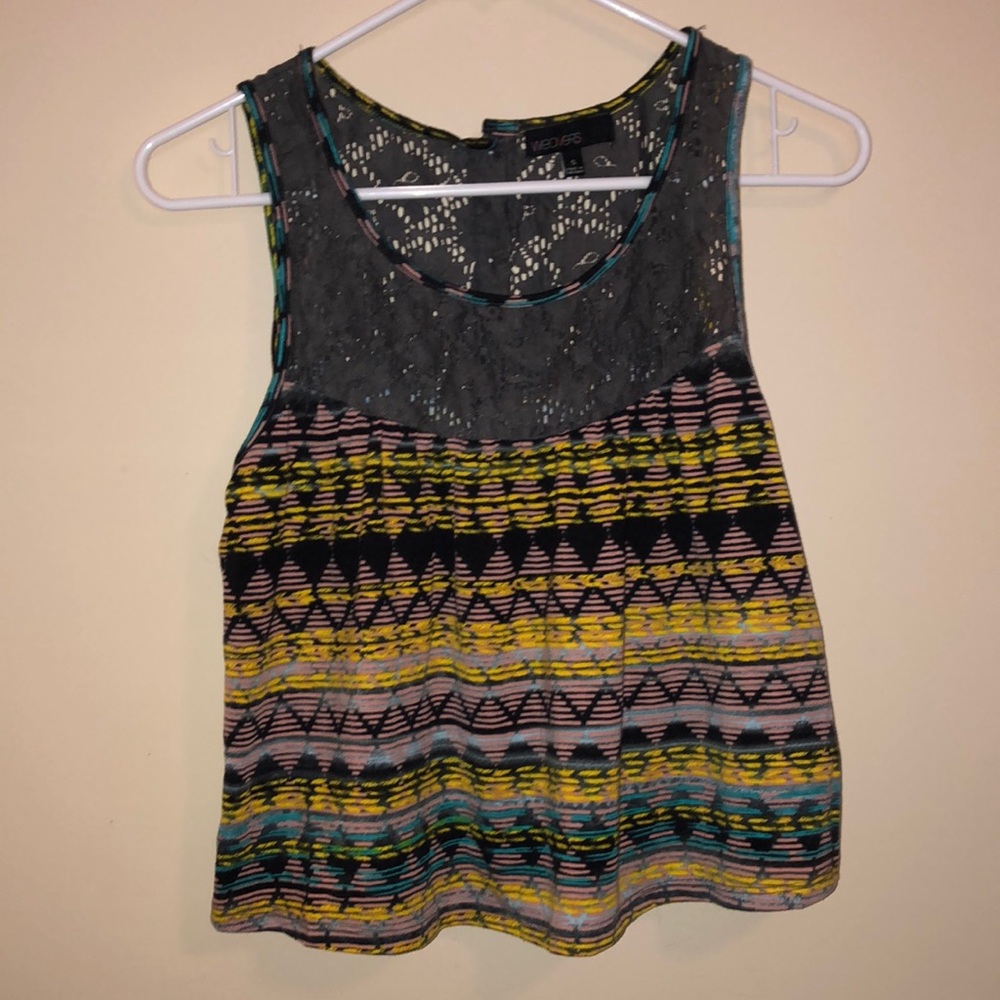 Weavers Crop Tank Top